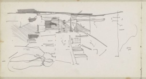 Figures in an alley