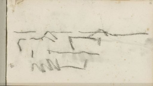 Study, possibly of a horse in a landscape