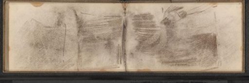 Study, possibly of an interior of a barn or farmhouse