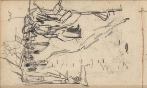Soldiers with horses on a path