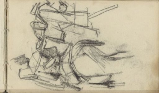 Artilleryman on horseback