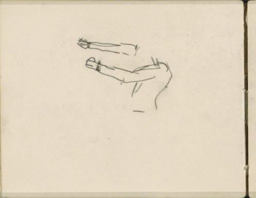 Figure with outstretched arms