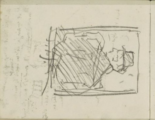 Man with a hat, in profile