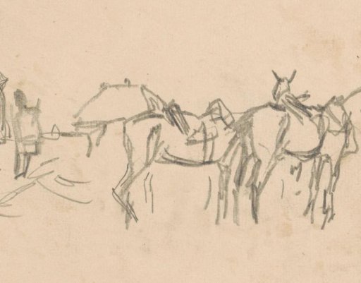 Horses in a landscape