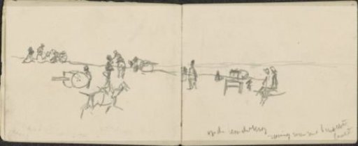 Horse artillery on the Lemelerberg near Ommen