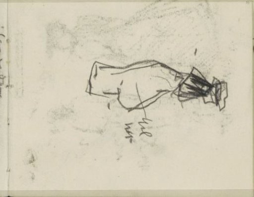 Woman with hat, possibly on the Dam in Amsterdam