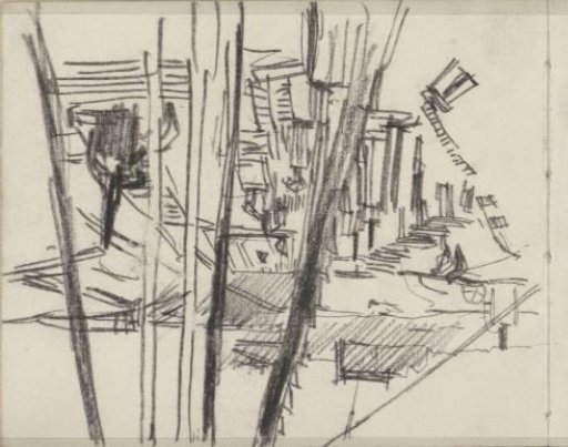 View of Construction Work on the Barentszkade in Amsterdam