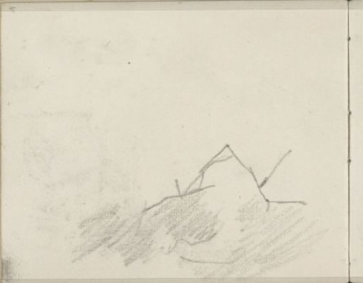 Study, possibly of Roofs with a Cloudy Sky