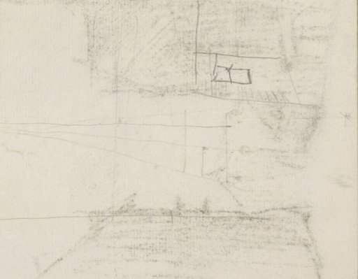 Study, possibly of a mast