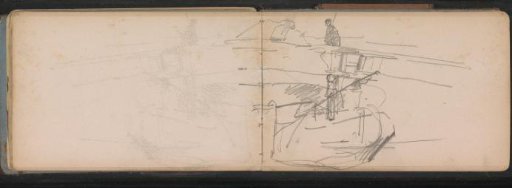 Figure, Possibly Near a Ship