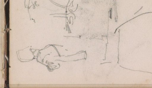 Costume studies, possibly of a uniform
