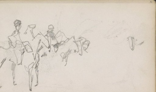 Horsemen, possibly cavalrymen