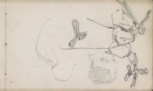 Figure studies and an object