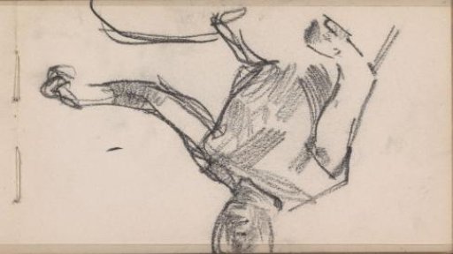 Woman with outstretched arm
