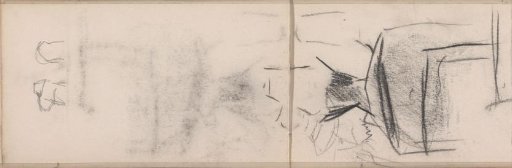 Shoes and a man, seen from the back