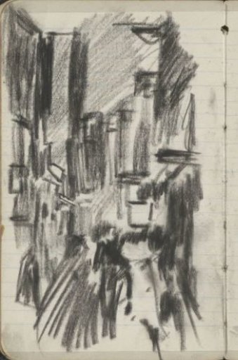 View of the Kalverstraat in Amsterdam