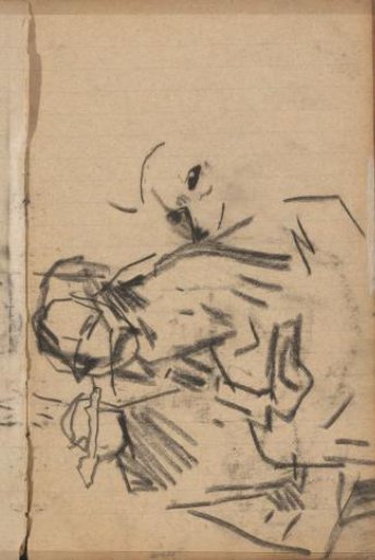 Figure Studies and an Animal Head