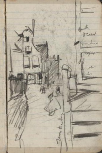 Street in the Jordaan in Amsterdam with a Stoep