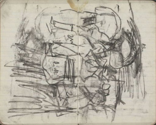 Figures under umbrellas, possibly on the Dam in Amsterdam