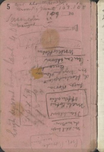 Study, possibly of a piece of furniture