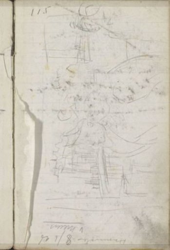 View of Figures on the Rokin in Amsterdam, Seen from the Bodega