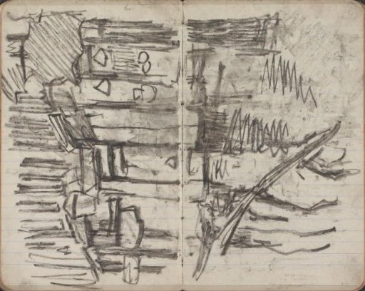 Figures in a street in Amsterdam, possibly the Nieuwendijk