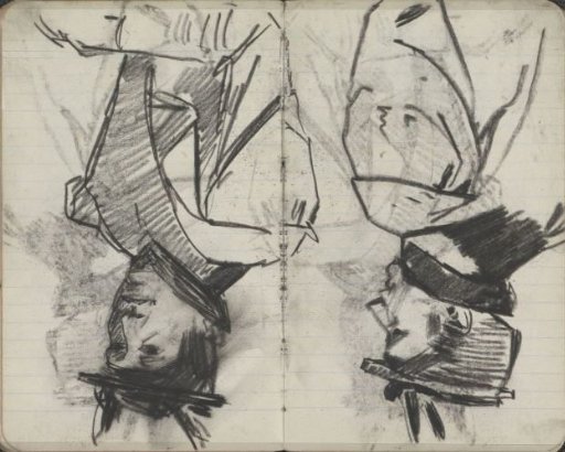Two portrait studies of an unknown woman