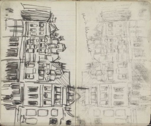 Houses on the Nieuwmarkt in Amsterdam