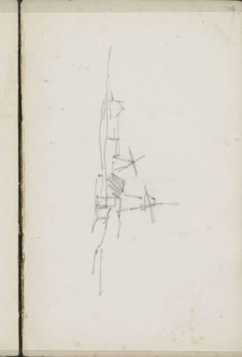 Landscape with two windmills