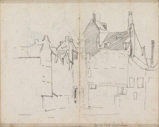 View of Buildings on the Vest in Rotterdam
