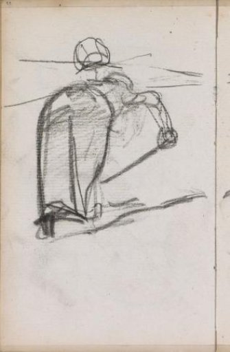 Study Sheet, Possibly with a Plough and a Cow