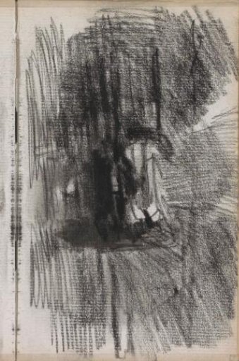 Study, possibly of a boat on the water