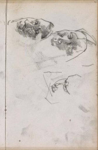 Study sheet with women's heads