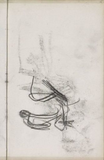 Study, possibly of a plough with a horse