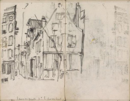 View of the corner of the Lauriergracht and the Tweede Laurierdwarsstraat in Amsterdam
