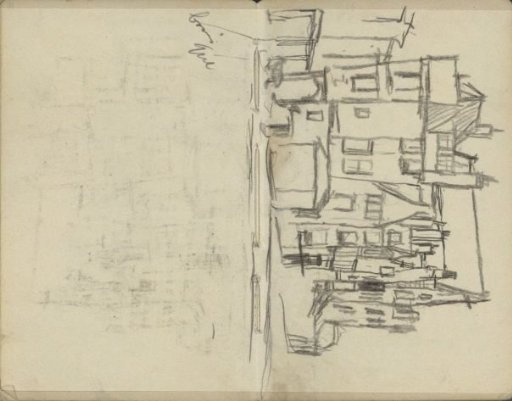 View of a row of buildings in Amsterdam
