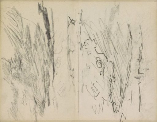 Landscape with cloudy sky