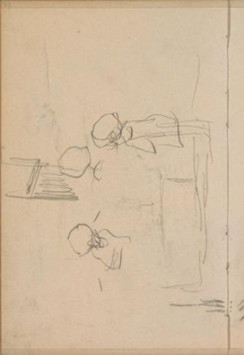 Three children at an organ