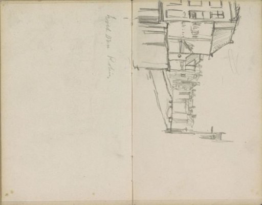 View of the Houses on the Vijgendam and the Beursstraat (Rokin) in Amsterdam