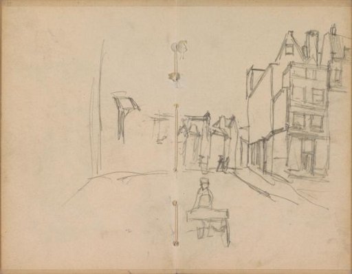 View of a Street in Amsterdam