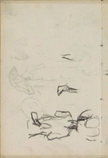 Woman with Hat, Seen from Behind