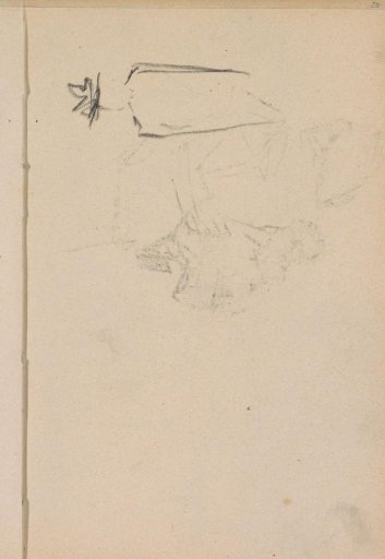 Standing woman with hat