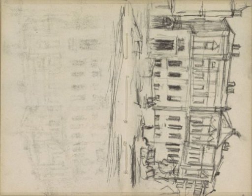 View of the Dutch Bank at Oude Turfmarkt 127-129 in Amsterdam