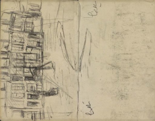 View of a square in Amsterdam, possibly the Leidseplein