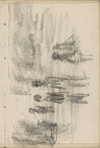 Figures, Possibly on the Street