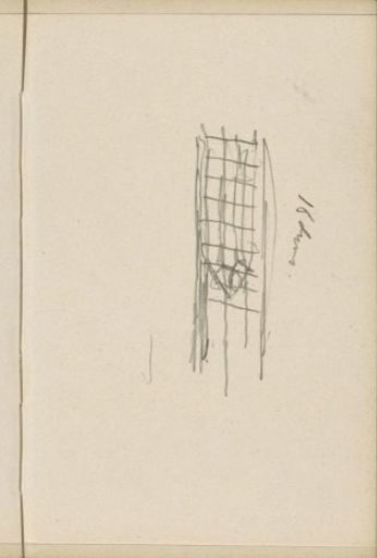 Study, possibly of a window
