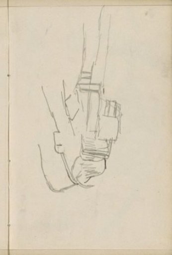Study, possibly of a boat part