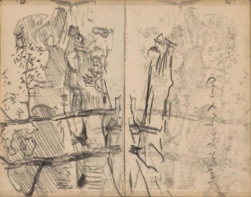 Landscape with a bridge