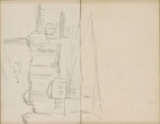 View of buildings, possibly the Damrak in Amsterdam