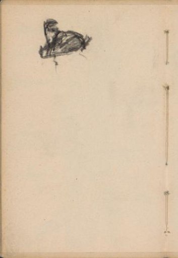 Study, possibly of a lady's hat